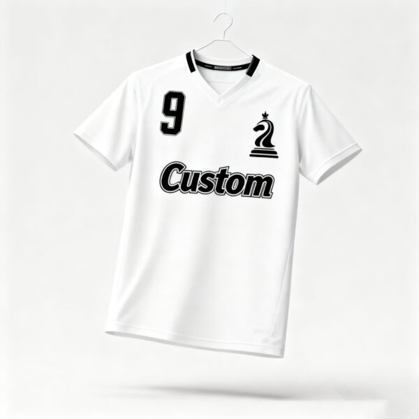 White factory direct sales team football suit set sports shirt European Cup fan breathable quick drying training suit team uniform