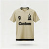Khaki factory direct sales team football suit set sports shirt European Cup fan breathable quick drying training suit team uniform