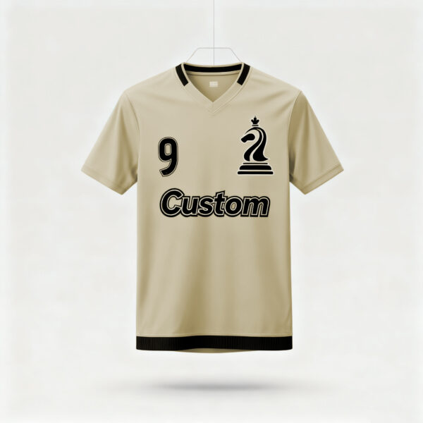 Khaki factory direct sales team football suit set sports shirt European Cup fan breathable quick drying training suit team uniform