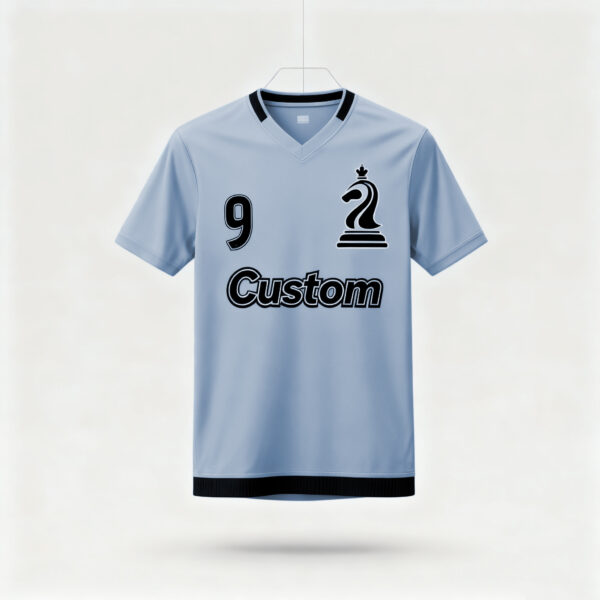 Blue factory direct sales team football suit set sports shirt European Cup fan breathable quick drying training suit team uniform