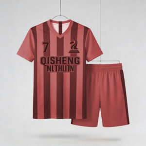 cjh (30) Quality Custom Royal red Color Team Football Jerseys Sets